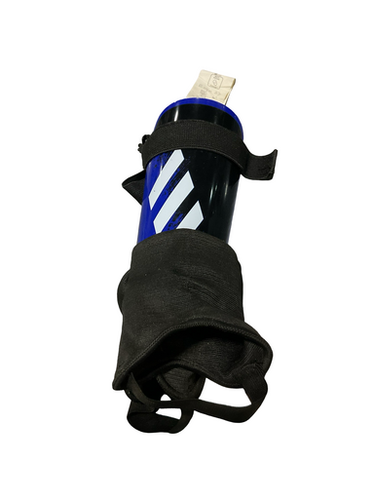 Used Adidas Soccer Shin Guards Adult Navy Blue LG 11834-S000047463