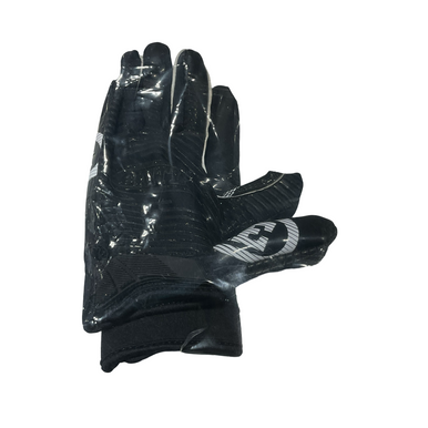 Used Battle Sports BLK FOOTBALL GLOVES FB Gloves Black XS 11834-S000047430