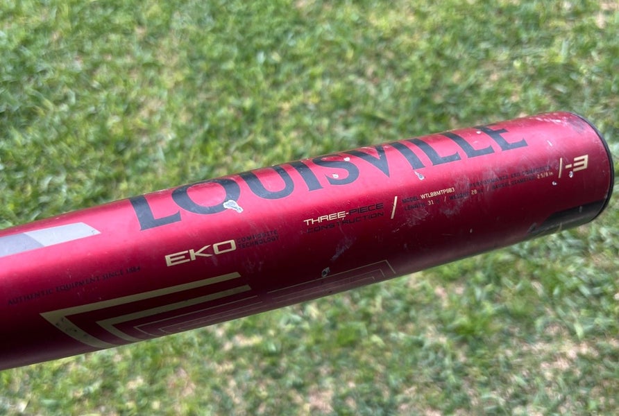 2019 Louisville Slugger Meta Composite BBCOR Certified Bat (-3) 28 oz 31" (Used)
