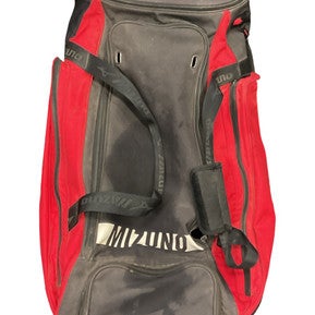 Used Mizuno BAG BB/SB Player Wheeled Bag Red 11859-S000028865