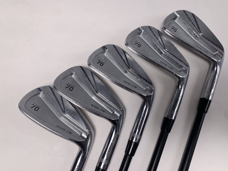 Sub 70 659 CB Forged Satin Iron Set 6-PW Mitsubishi Chemical MMT 90g Stiff RH