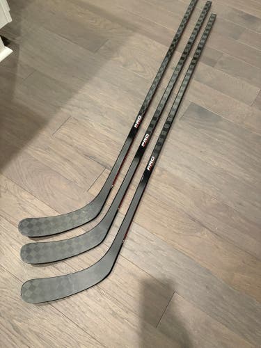 3-pack Senior Pro Stock Hockey Sticks