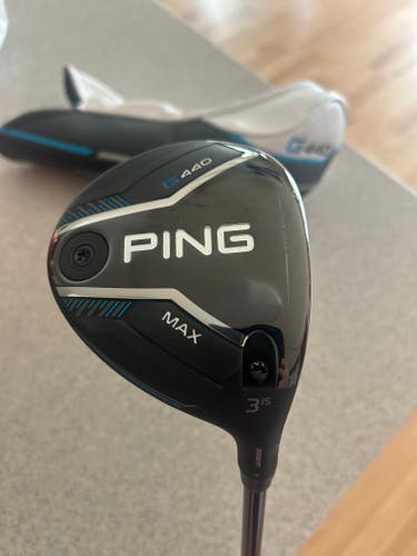 Men's Ping G440 max Right Handed Fairway Wood Extra Stiff Flex 3 Wood (Used)