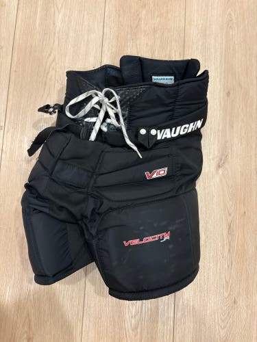Junior  M/L Vaughn Velocity V10 Hockey Goalie Pants (Used)