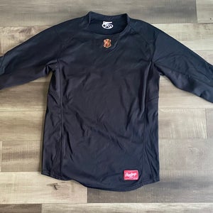 Rawlings Men’s Small Black Baseball Warmup Shirt