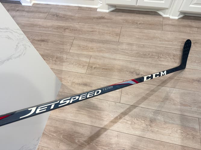 CCM JetSpeed Team Left Hand Hockey Stick P28 65 Flex Pro Stock