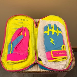 NEW Bruce Bolt Batting Gloves *CREATOR SERIES* Size: XL - LONG CUFF