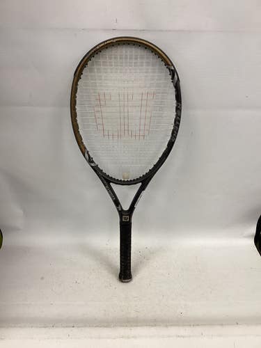 Used Wilson HYPER HAMMER Adult Tennis Racquet Black 4 5/8" 11851-S000043780