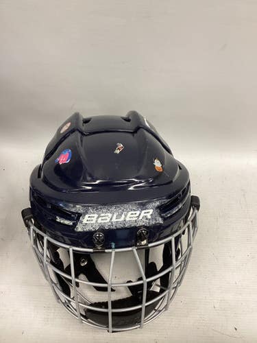 Used Bauer PRODIGY Helmet Cage Combo Navy Blue One Size 11851-S000043760