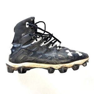 Used Under Armour Jr FB Cleats Black Junior 06 11860-S000305217