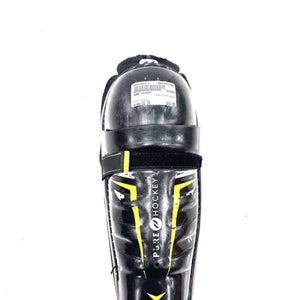 Used PURE HOCKEY Junior Shin Guards Black 10" 11860-S000305211