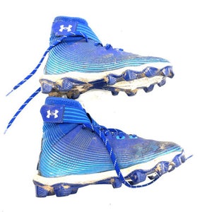 Used Under Armour Jr FB Cleats Royal Blue Junior 04.5 11860-S000305204