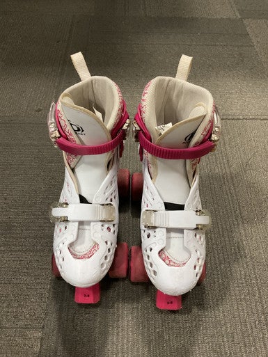 Used TRAC STAR Junior Roller Quad Skates Pink Adjustable 11614-S000232077
