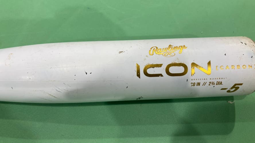 Used USSSA Certified 2024 Rawlings Icon Composite Bat 30" (-5)