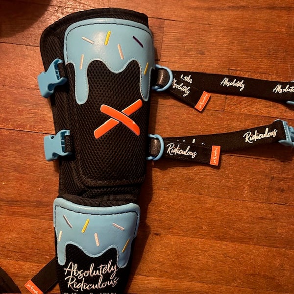 Blue Senior Shin Guards (Used)