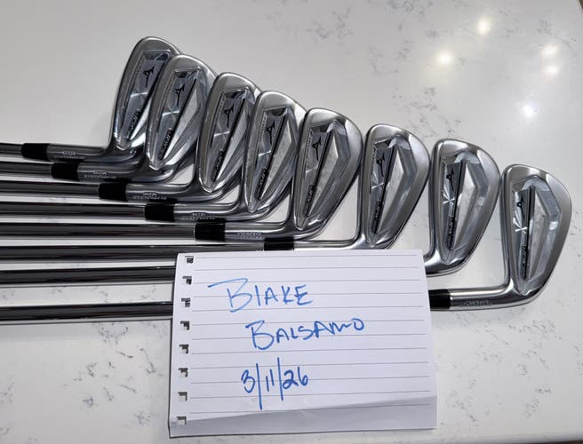 2021 Mizuno JPX 921 Forged Right Handed Iron Set Stiff Flex (8 Clubs) #4 - #9, PW, GW