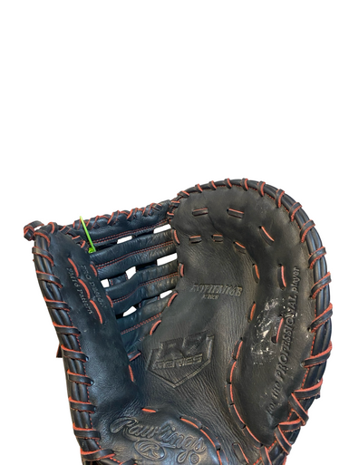 Used Rawlings R9YPTFM16B BB/SB First Base RH Throw Black 12" 11706-S000372680