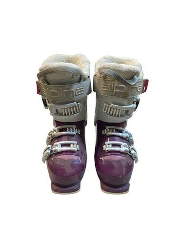 Used Alpina RUBY5 Womens DH Ski Boot Purple 235 MP - J05.5 - W06.5 11706-S000372663