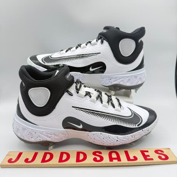 Nike Alpha Huarache Elite 4 Mid Baseball Cleats FD2744-107  display picture 3