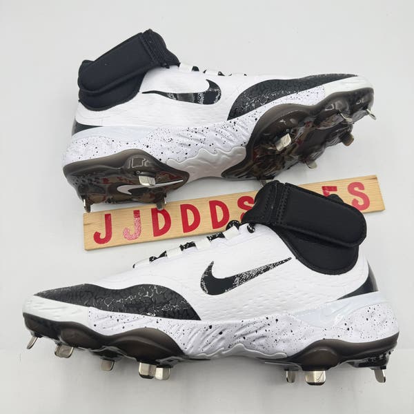 Nike Alpha Huarache Elite 4 Mid Baseball Cleats FD2744-107  display picture 1