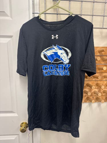 Black Small Men's Under Armour Colby Lacrosse Shirt (New)