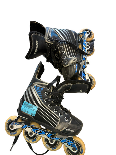 Used Tour Skate Roller Hockey Skates Black Adjustable 11682-S000128776