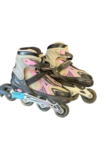 Used GONEX ADJ Senior Rec Fitness Skates Black Adjustable 11682-S000128744
