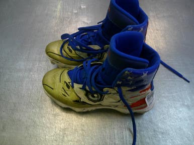 Used Under Armour Jr FB Cleats White Junior 02 11339-S000199574