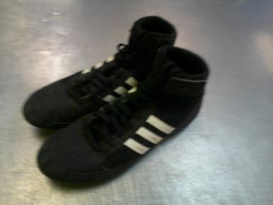 Used Adidas Wrestling Shoes Black Senior 6.5 11339-S000199516