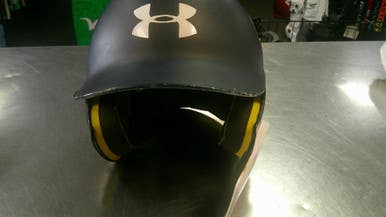 Used Under Armour HELMET Batting Helmet No Mask Navy Blue SM 11868-S000067943