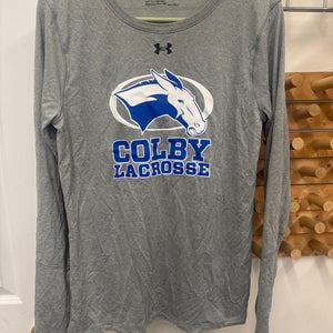 Gray Medium Men's Under Armour Colby Lacrosse Shirt (New)