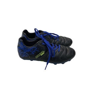 Used Brava BLK/NVY Soccer Cleats Black And Navy Blue Junior 02 11347-S000265027