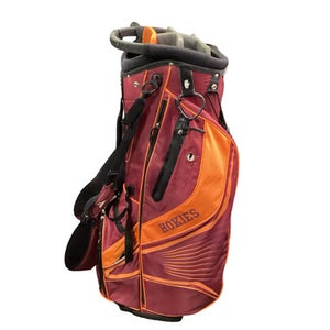 Used 6 WAY VT STAND BAG Mens Stand Bag Orange 11347-S000265003
