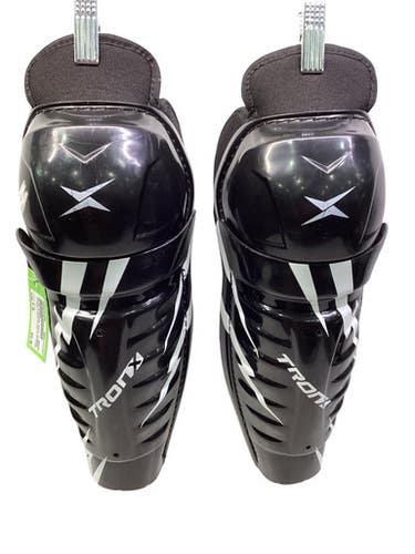 Used TRONX STRYKER SHIN GUARDS Senior Shin Guards Black 9" 11347-S000264996