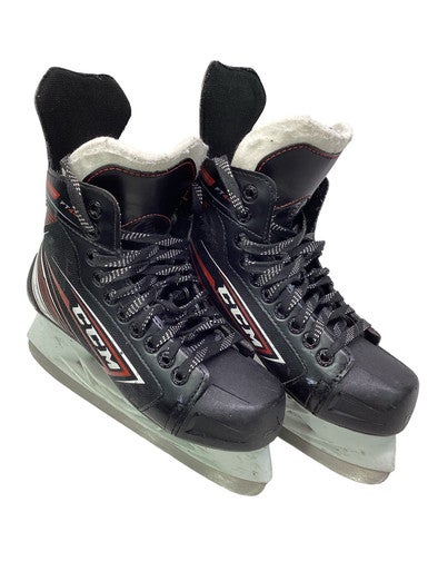 Used CCM FT 440 HOCKEY SKATES Junior Hockey Skate Black Junior 04 11347-S000265000