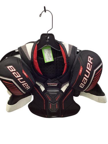 Used Bauer NSX SHOULDER PADS Senior Shoulder Pads Black SM 11347-S000264995