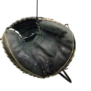 Used Wilson A2000 PRO STOCK 1790 BB/SB Catchers RH Throw Black And Tan 34" 11347-S000264981