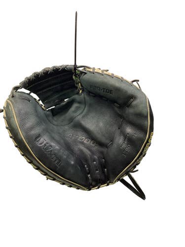 Used Wilson A2000 PRO STOCK 1790 BB/SB Catchers RH Throw Black And Tan 34" 11347-S000264981
