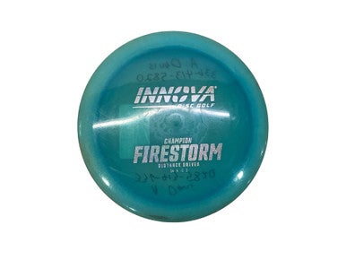 Used Innova CHAMPION FIRESTORM Disc Golf Driver Carolina Blue 173g 11347-S000264963