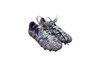 Used Puma Soccer Cleats Purple And White Youth 12.0 11347-S000264934
