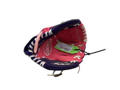 Used Rawlings PLAYER SERIES BB/SB Glove T-ball Purple And Pink 9 1/2" 11347-S000264931