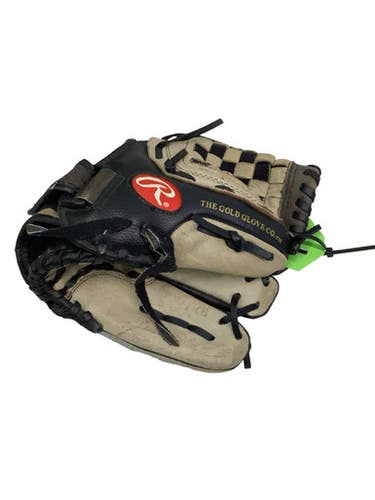 Used Rawlings 10 INCH BB/SB Glove RH Throw Black 10" 11347-S000265104