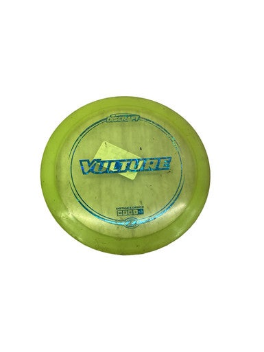 Used Discraft VULTURE Disc Golf Driver Yellow 11347-S000265086