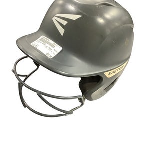Used Easton GHOST W/ MASK Batting Helmet w/Mask Grey M/L 11347-S000265049