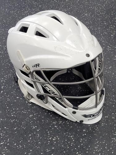 Used Cascade CS-R Lacrosse Helmet White One Size 11849-S000037433