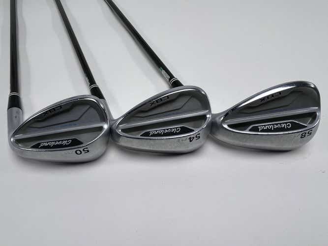 Cleveland CBX Wedge Set 50* 11 | 54* 12 | 58* 10 Rotex Graphite Wedge RH