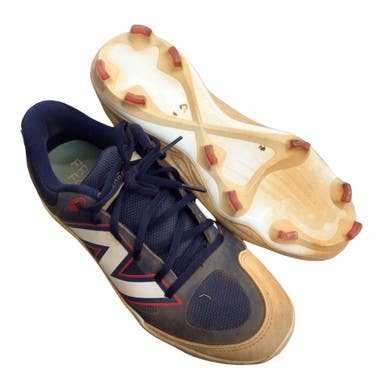 Used New Balance FRESH FOAM 3000V7 BB/SB Cleats White/Red/Navy Youth 09.5 11760-S000088881