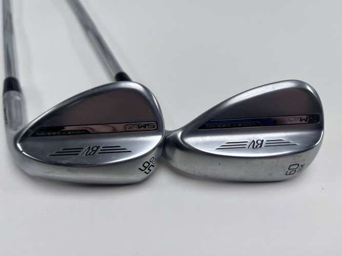 Titleist Vokey SM10 Tour Chrome Wedge Set 56* 12 | 60* 6 SM10 Wedge RH