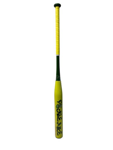 Used SHORT POARCH PICKLE JUICE BB/SB Slowpitch Bat Yellow 34" 11835-S000204117