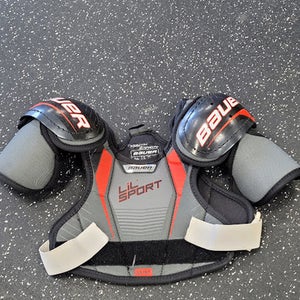 Used Bauer LIL SPORT Youth Shoulder Pads MD 11849-S000037207